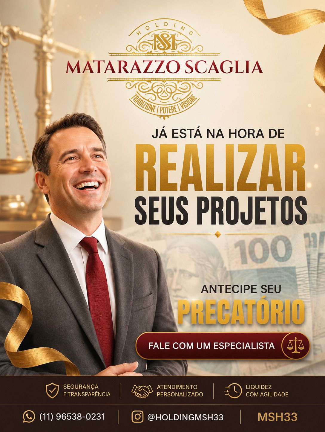Antecipação de precatório Matarazzo Scaglia